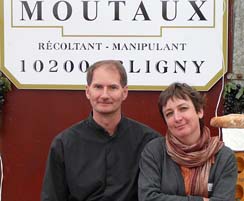 Christine et Renaud Fischer Owner of Champagne Moutaux