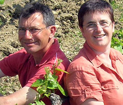 Jérôme and Dominique Sauvète, owner and winegrower